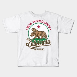 New California Republic NCR Vintage Kids T-Shirt